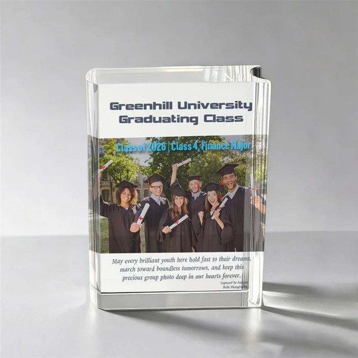 Crystal Graduation Commemorative Book Award price