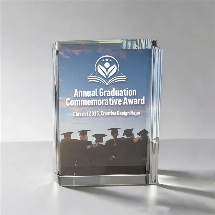 Crystal Graduation Commemorative Book Award factory